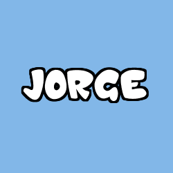 Coloración del nombre JORGE