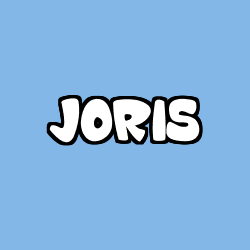 Coloración del nombre JORIS