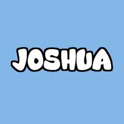 Coloración del nombre JOSHUA