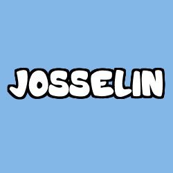 Coloración del nombre JOSSELIN