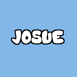 Coloración del nombre JOSUE