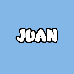 Coloración del nombre JUAN