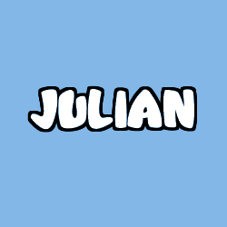 Coloración del nombre JULIAN