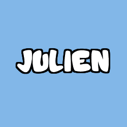 Coloración del nombre JULIEN