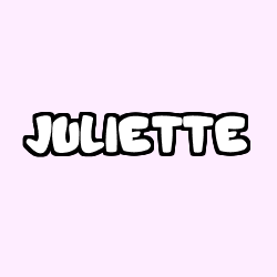 Coloración del nombre JULIETTE