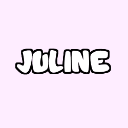 Coloración del nombre JULINE