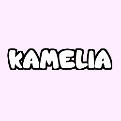 Coloración del nombre KAMELIA