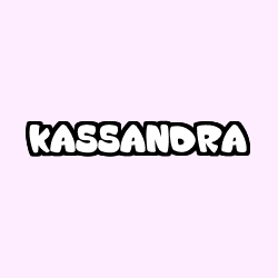 Coloración del nombre KASSANDRA