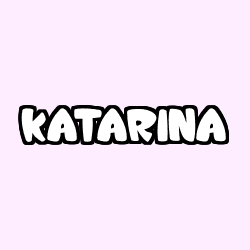 Coloración del nombre KATARINA