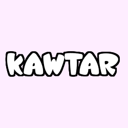 Coloración del nombre KAWTAR