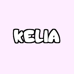 Coloración del nombre KELIA