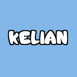 Coloración del nombre KELIAN