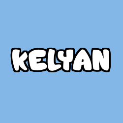 Coloración del nombre KELYAN