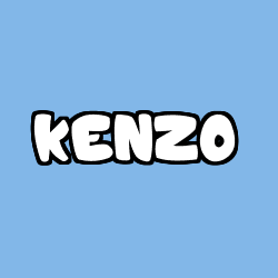 Coloración del nombre KENZO