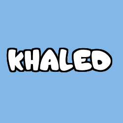 Coloración del nombre KHALED