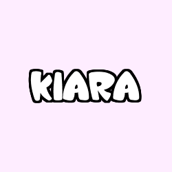 Coloración del nombre KIARA