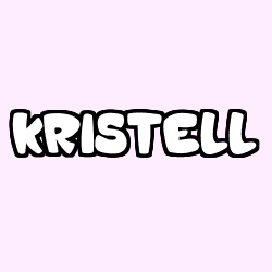 Coloración del nombre KRISTELL