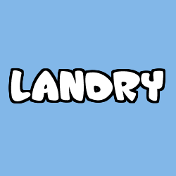 Coloración del nombre LANDRY