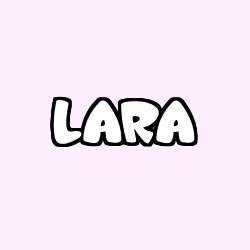 Coloración del nombre LARA