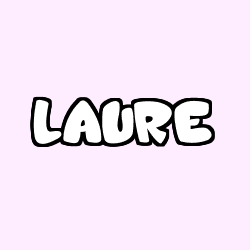 Coloración del nombre LAURE