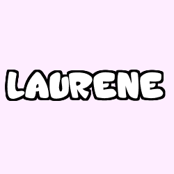 Coloración del nombre LAURENE