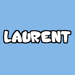 Coloración del nombre LAURENT