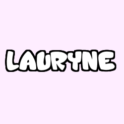 Coloración del nombre LAURYNE