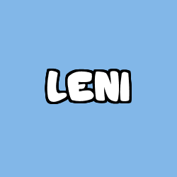 Coloración del nombre LENI