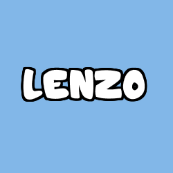 Coloración del nombre LENZO