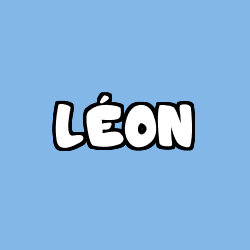 Coloración del nombre LÉON