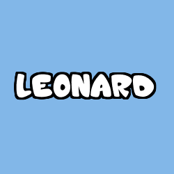 Coloración del nombre LEONARD