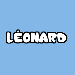 Coloración del nombre LÉONARD