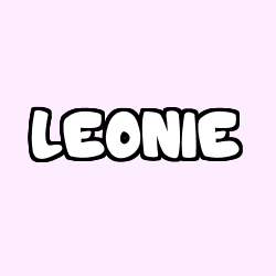 Coloración del nombre LEONIE