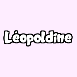 Coloración del nombre Léopoldine