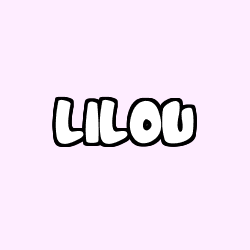 Coloración del nombre LILOU