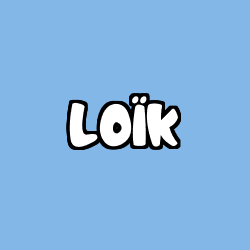 Coloración del nombre LOÏK