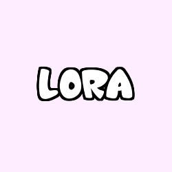 Coloración del nombre LORA