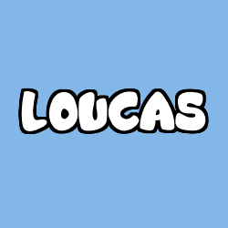 Coloración del nombre LOUCAS