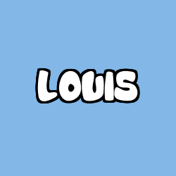 Coloración del nombre LOUIS