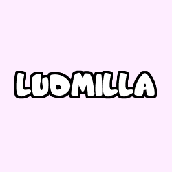 Coloración del nombre LUDMILLA