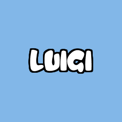 Coloración del nombre LUIGI