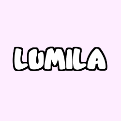 Coloración del nombre LUMILA