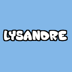 Coloración del nombre LYSANDRE