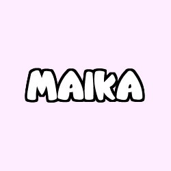 Coloración del nombre MAIKA