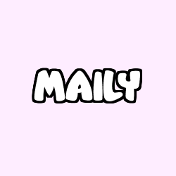 Coloración del nombre MAILY