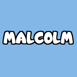 Coloración del nombre MALCOLM