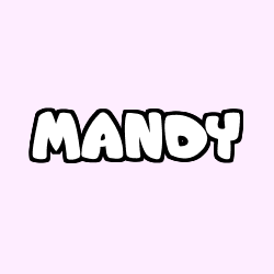 Coloración del nombre MANDY