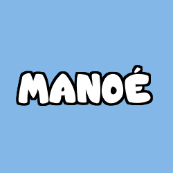 Coloración del nombre MANOÉ