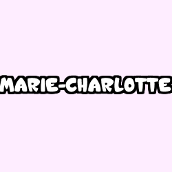 Coloración del nombre MARIE-CHARLOTTE