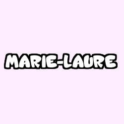 Coloración del nombre MARIE-LAURE